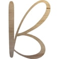 thumbnail image 1 of Wooden Craft Christmas Letter B, Blank Craft 12'' Tall Letter, Alphabet DIY, 1 of 5