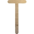 thumbnail image 1 of Wooden Craft Letter T, Blank Wood Letter 16'' Tall, Small Alphabet Home Décor, 1 of 3
