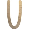 thumbnail image 1 of Wooden Craft Letter U, Blank Wood Letter 6'' Tall, Small Alphabet Home Décor, 1 of 3