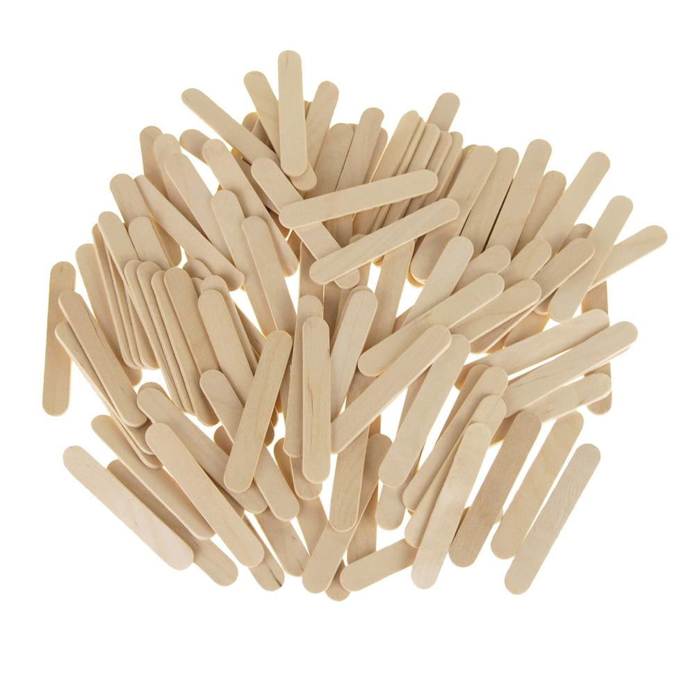 Craft Sticks Ice Cream Sticks Wooden Popsicle Stick 11.4cm(4-1/2) Length  Treat Ice
