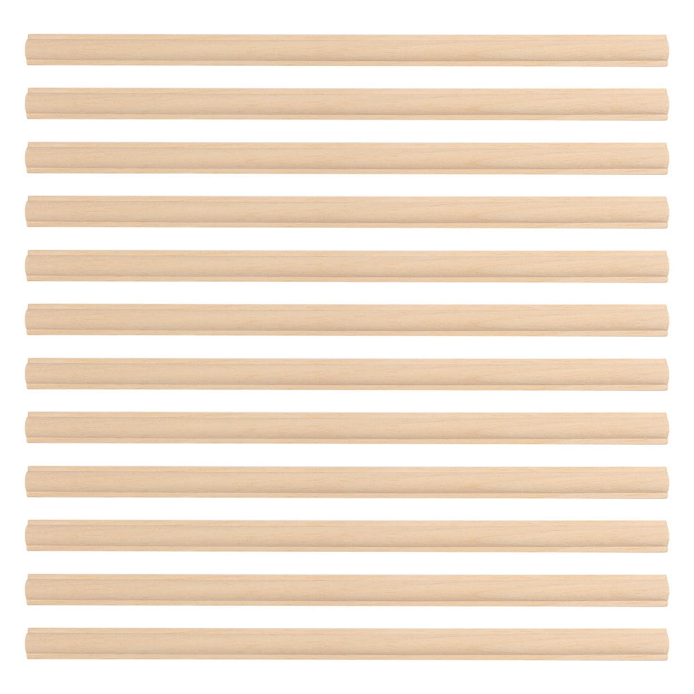 Wooden Craft Sticks Wood Line Decorations Cornsilk 400x20x6.5mm