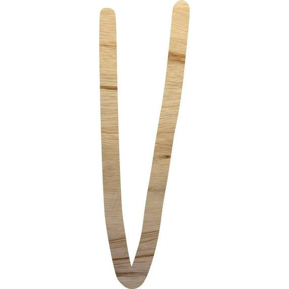 Wooden Craft Wall Letters, Unfinished 12'' Alphabet Letter V, DIY Northwood Font