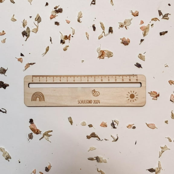 Wooden Crafting Measuring Ruler perfect for Crocheting Projects, DIY Crafts, Home Decoration, Gift Making