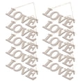thumbnail image 1 of MLINS Beige Wooden Cutouts for DIY Crafts and Valentine Decorations 1 Set of Unfinished Wood Slices, 1 of 6
