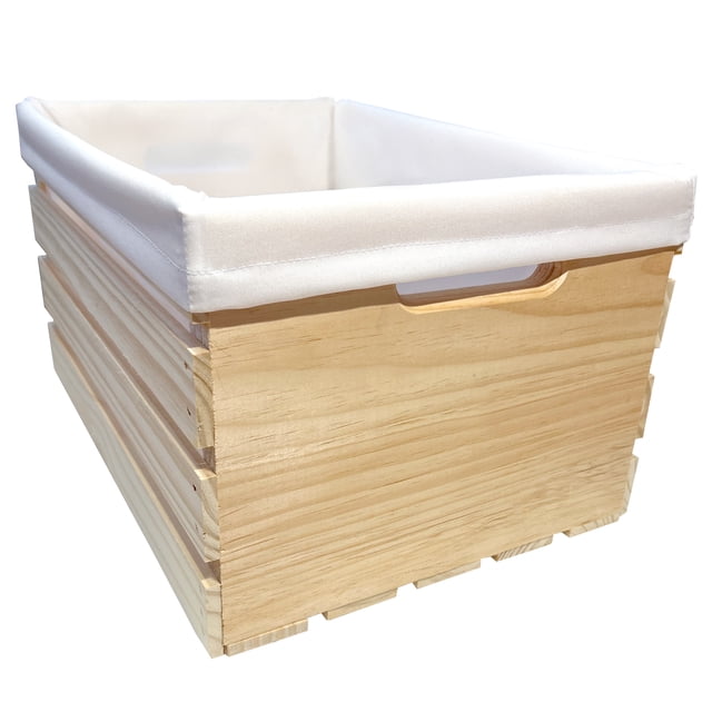 Picture of Wooden Crate Liner White - Walmart.com