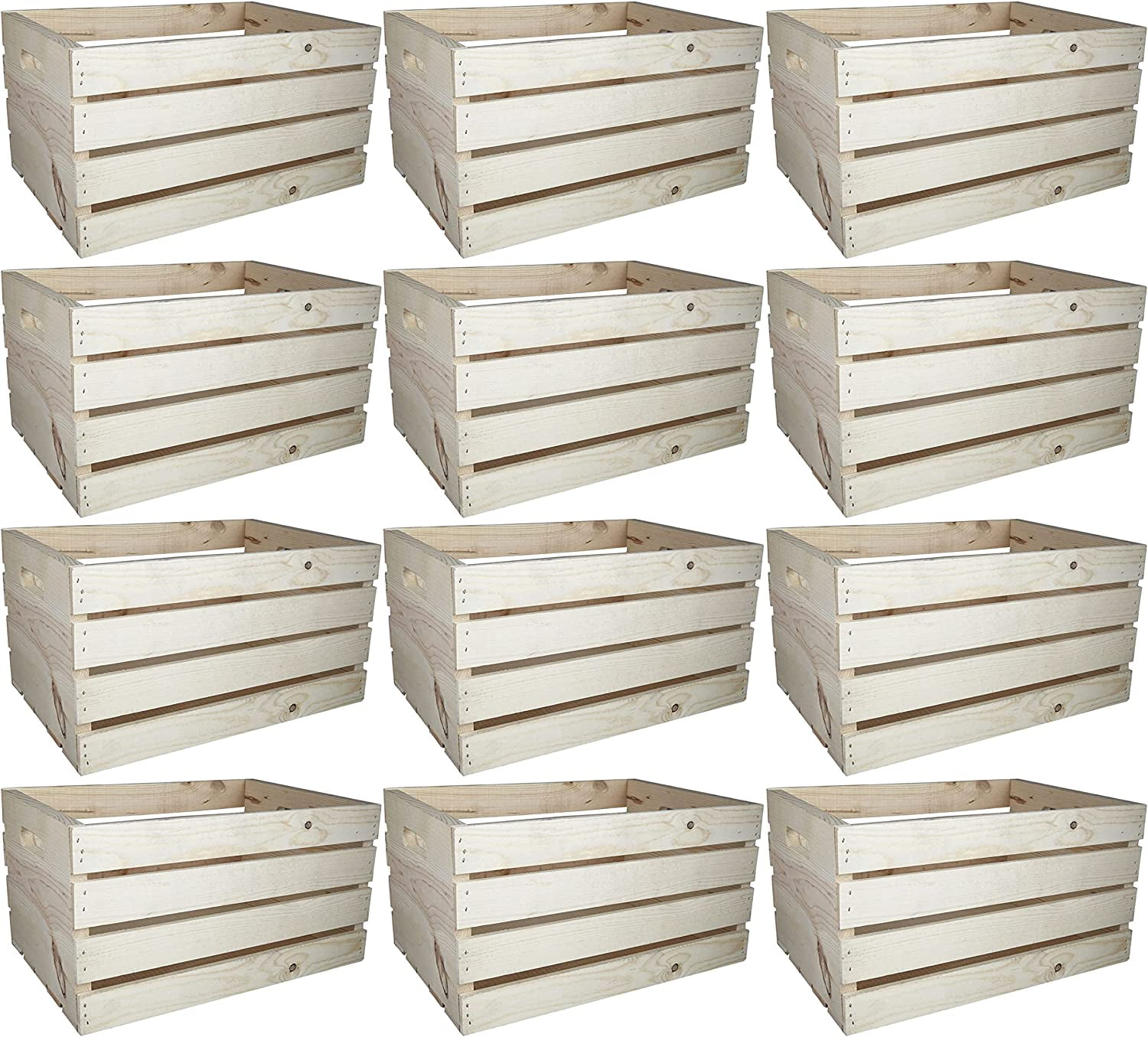 Wooden Crates by Make Market Unfinished Wood Crate for Storage