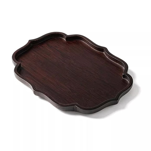 Wooden Creative Tray Popular Western Tableware Tray Home Breakfast Milk Juice Tray Party Dessert Tray