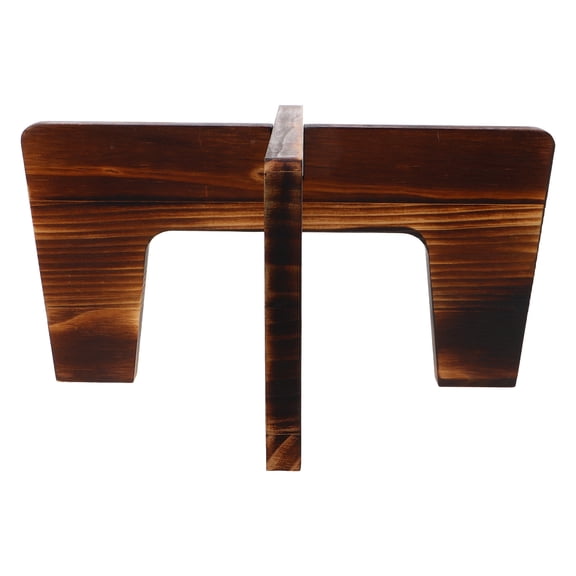 Wooden Cross Plant Shelf For Indoor Plants Floor Standing Flower Rack Pot Stand For Succulent Display Living Room Or Patio Holder