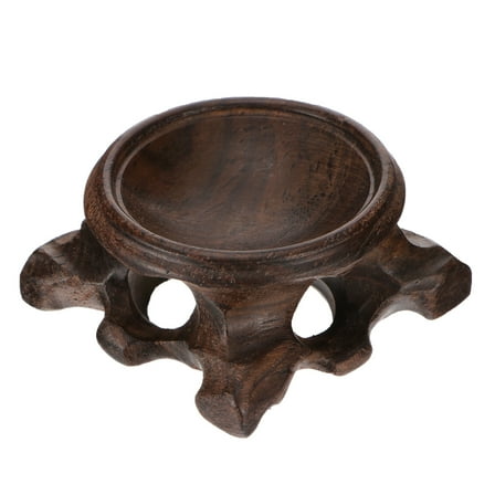 Wooden Crystal Ball Stand for Sphere Display Decor