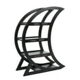 thumbnail image 1 of Wooden Crystal Display Shelf, Holder for Stones and Essential Oil, Black Witchy Decorative Shelves Table Top, 1 of 6
