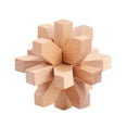 thumbnail image 1 of Wooden Cube Brain Teaser Puzzle Luban Lock Toy Educational Multi Style Wooden Anti Rust Brain Teaser Puzzles, 1 of 5