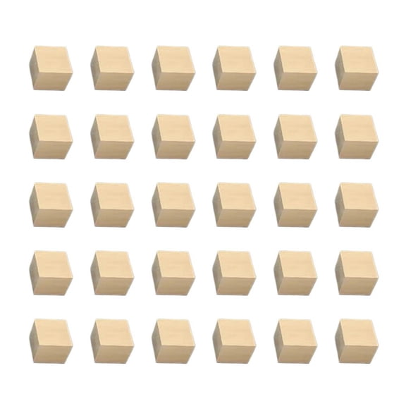 Wooden Cube Building Blocks For Toddlers Aged 3 - 5 To Promote Hand Eye Coordination During Playtime At Home