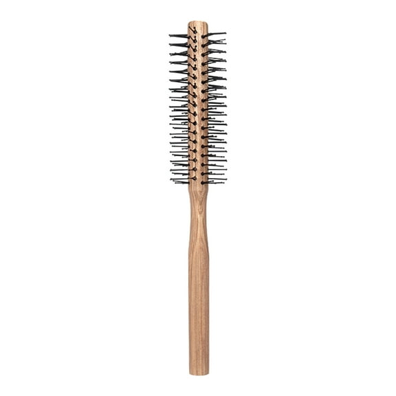 Wooden Curling Comb for Hair Styling Round Roller Brush Straightening Tool Men Women Stylist Household