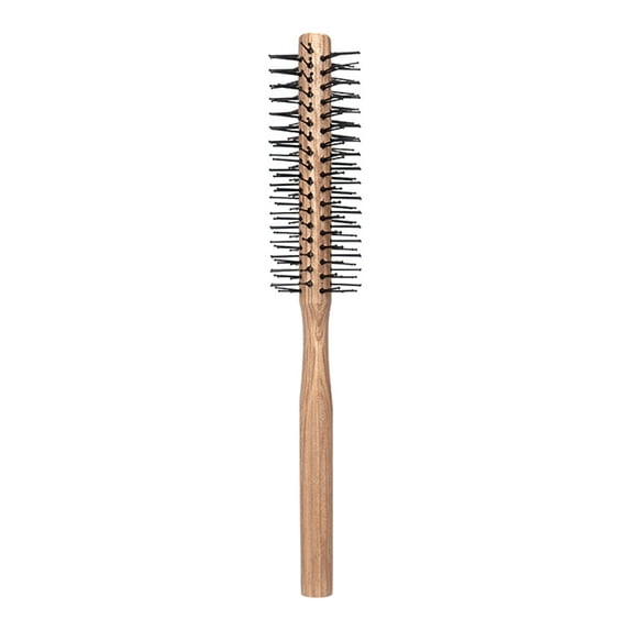 Wooden Curling Comb for Hair Styling Round Roller Brush Straightening Tool Men Women Stylist Household
