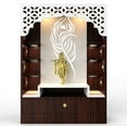 thumbnail image 1 of Wooden Customized Designer Mandir For Home With LED Lights / Temple For Home And Office / Pooja Mandap / Pooja Ghar /Hindu Pooja Temple, 1 of 3
