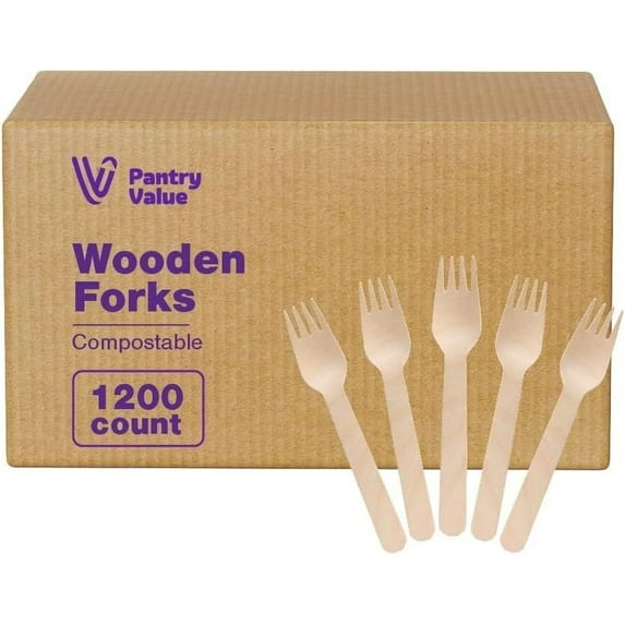 Pantry Value Wooden Cutlery Set 300pc