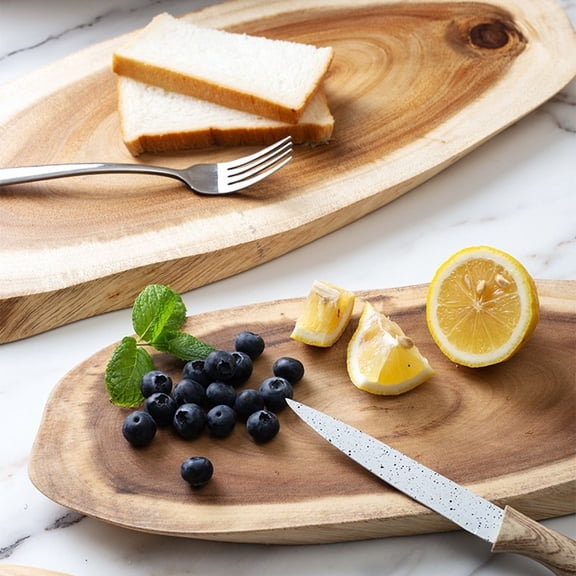 Wooden Cutting Board, Irregular Rectangular Camping Chopping Board YIWEI
