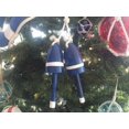 thumbnail image 1 of Hampton Nautical 3xglass-101 Set of 2-Wooden Dark Blue Decorative Maine Lobster Trap Buoy Christmas 7"-Holiday Ornament, 7", 1 of 2