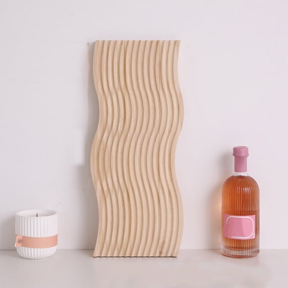 Wooden Decorative Tray, Japanese Style Desktop Storage Tray Organizer, Irregular Natural Serving Tray for Aromatherapy Candle, nibbles, and Home ornament