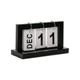 Wooden, Desk Calendars for Office Flip Calendar Perpetual Desktop