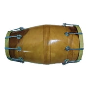 Wooden Dholak - Brown Bolt 18"inches with bag