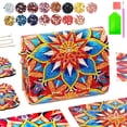 thumbnail image 1 of Wooden Diamond Art Kits for Kids Ages 4-12: Girls Gifts 8-12 Year Olds DIY 5D Painting Craft Set with Wooden Jewelry Bag, Birthday Gift for Teen Girls 9-15, 1 of 7