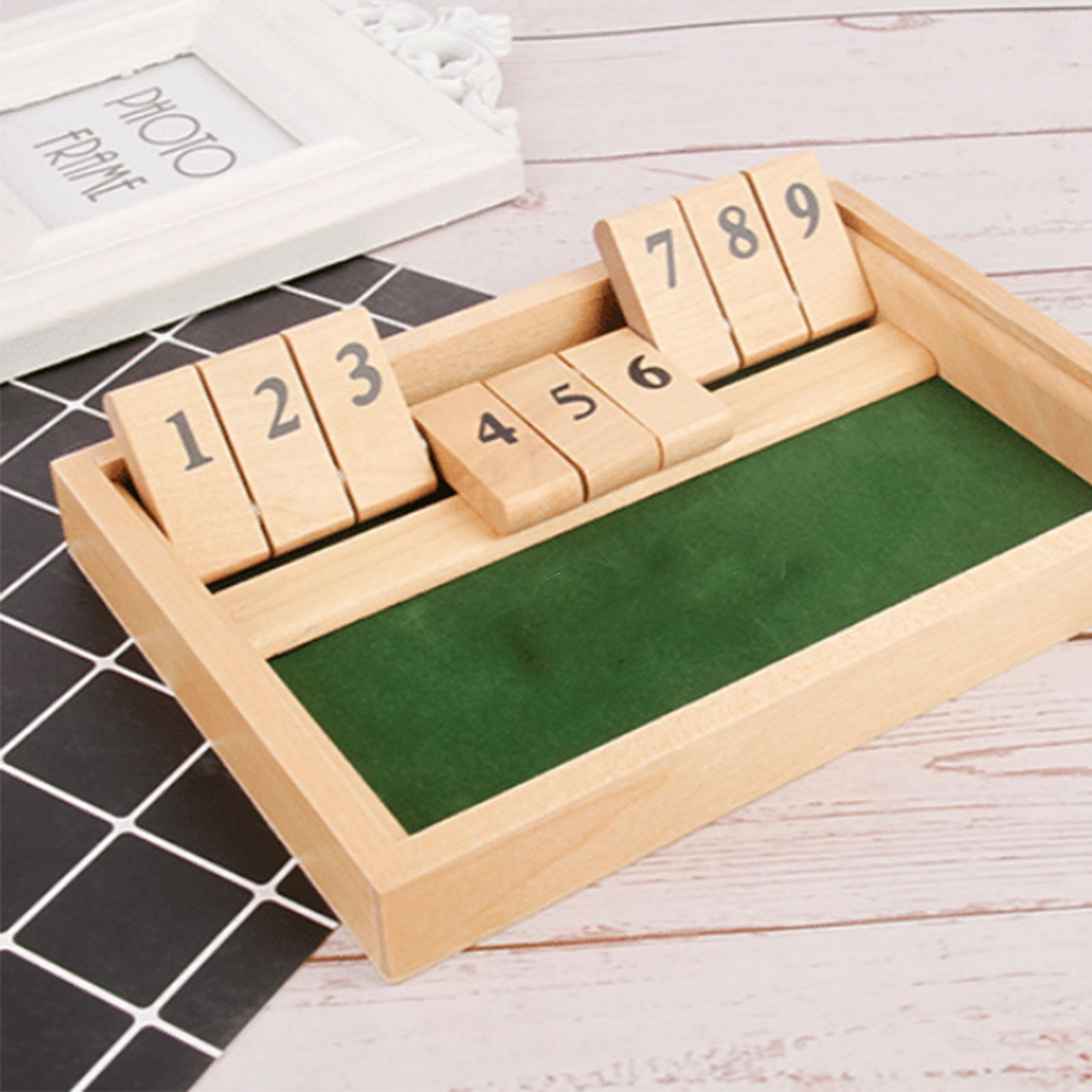 Wooden Digital Flipping Cards Fighting Wine And Entertainment For ...
