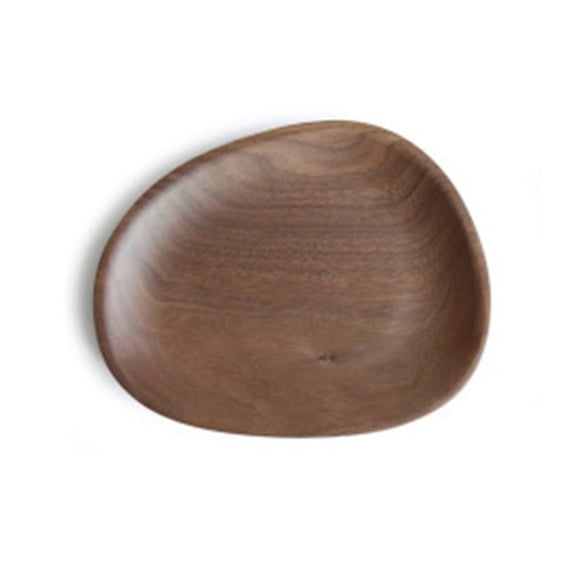 Wooden Dinner Plates Irregular Oval Serving Tray For Bread Tea Dishes Dry Fruit