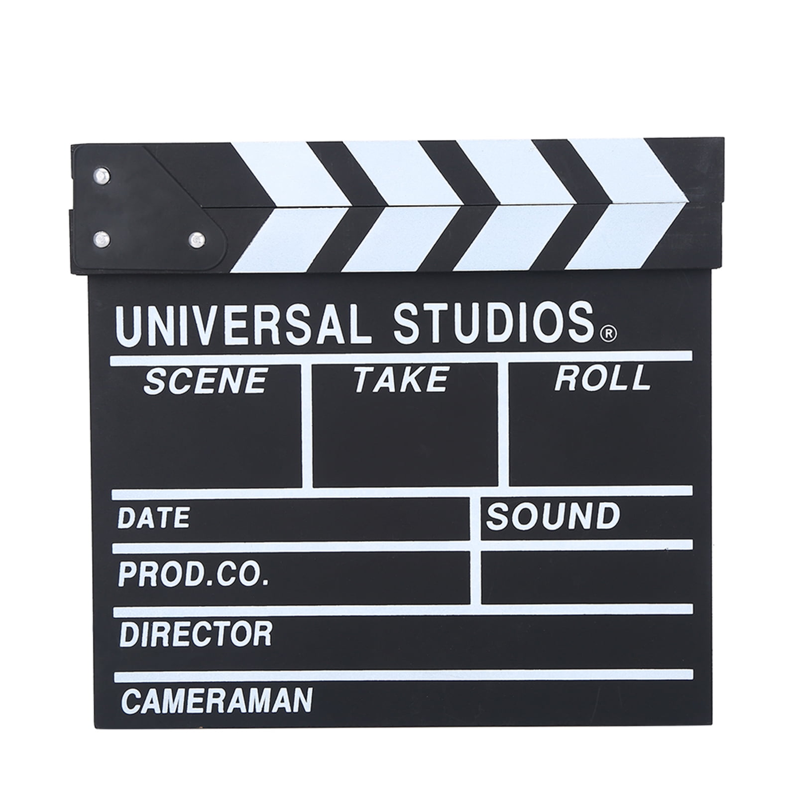 Wooden Director Scene Clapperboard TV Movie Clapper Board Film Cut Prop ...