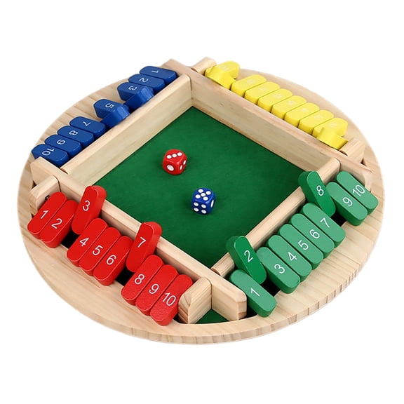 Wooden Disk With Four Color Flipping Feature For Dynamic Visual Effects In Stage Shows And Photography