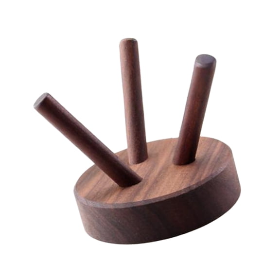 Wooden Display Rack For Sports Memorabilias Baseball Softball Exhibition Natural Texture Design Crystal Holder