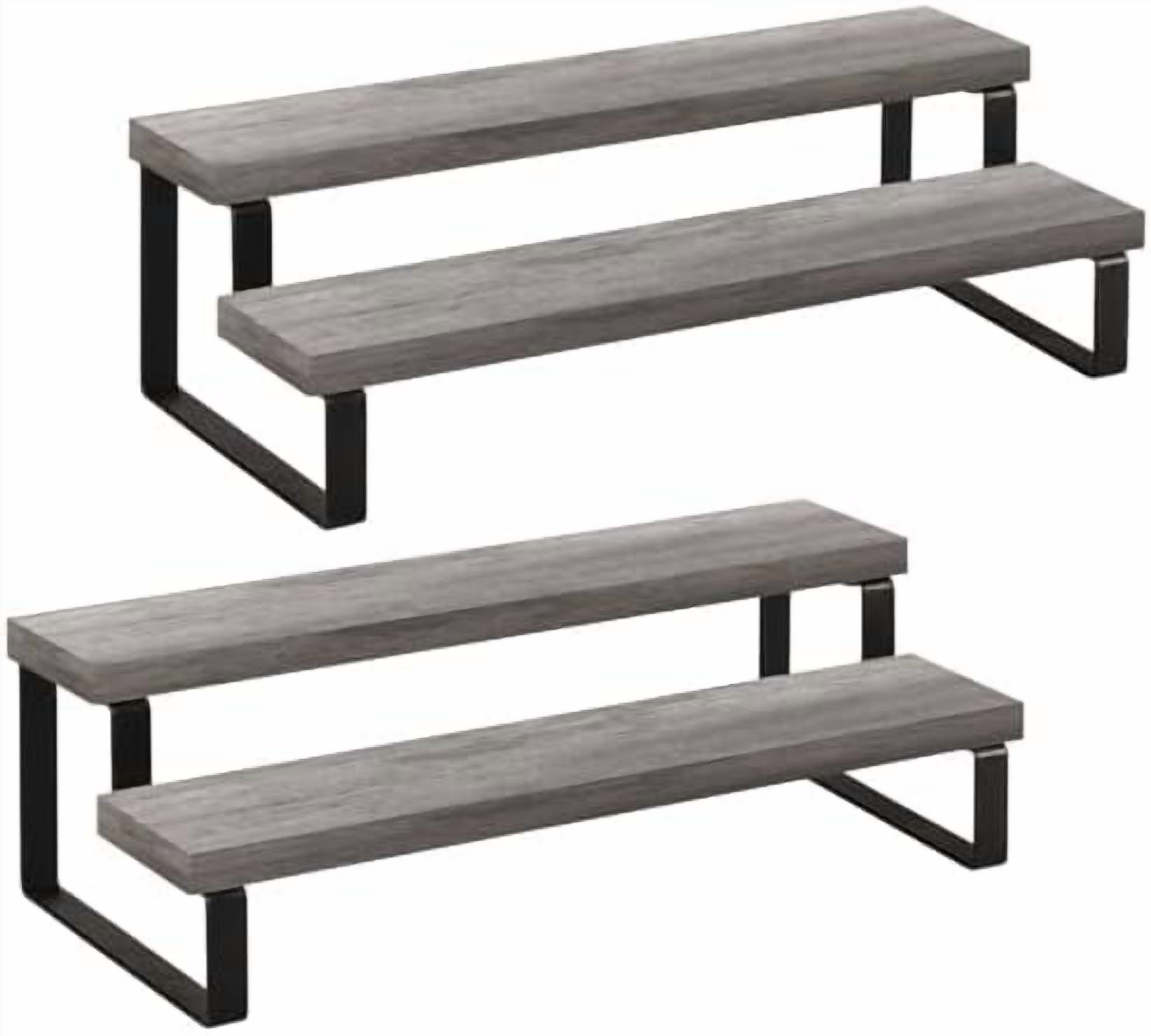 Table Riser Shelf Wooden Display Riser Stand, Tiered Perfume and Cologne Organizer Stand ...