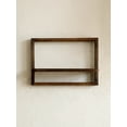 thumbnail image 1 of Wooden Display Shelf Floating Shelves Rustic Wood Shelves Wall Storage for Bedroom Kitchen Over Toilet Small Wall Mounted Gifts, 1 of 10