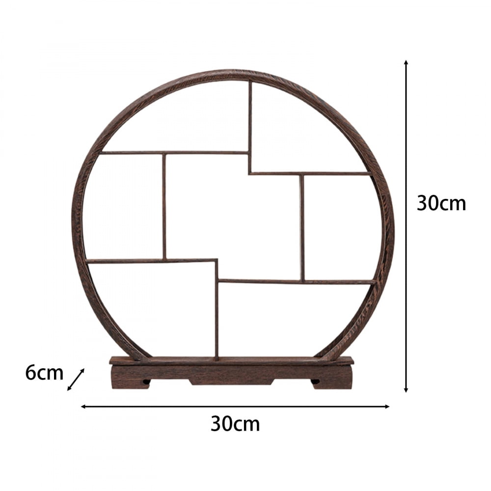 Wooden Display Stand Figurines Display Rack Decorative Teapot Stand ...