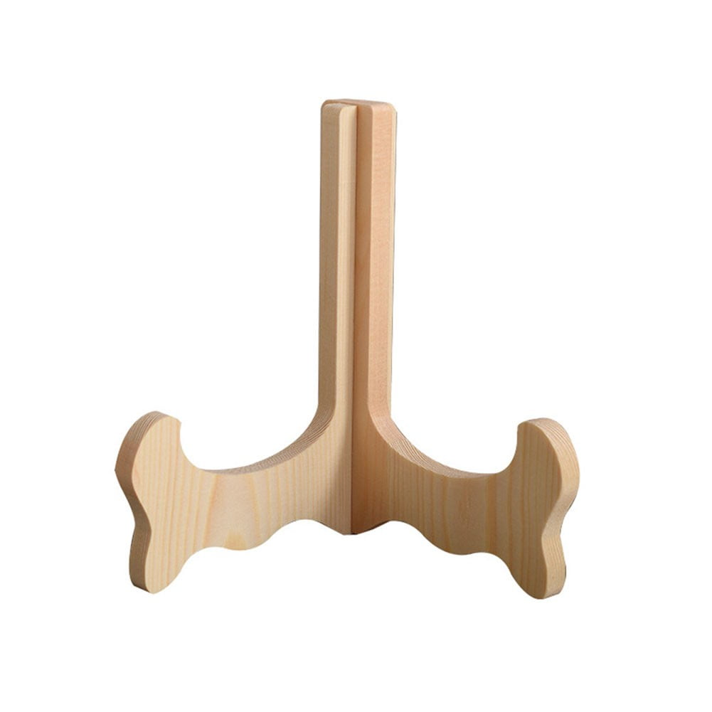 Wooden Display Stand Plate Stands For Display Picture Frame Stand
