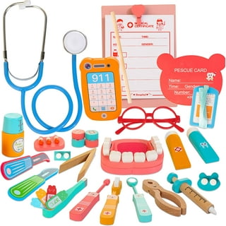 Top Right Toys Wooden Doctor Kit for Kids - Wood