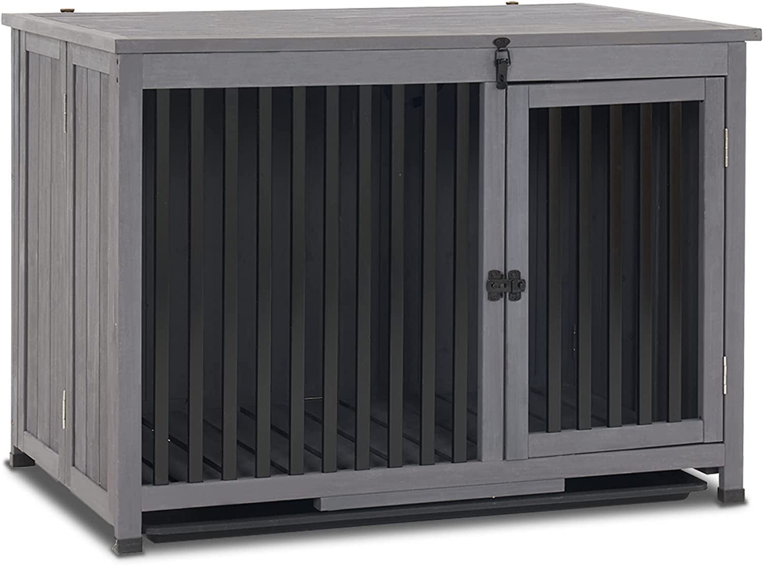 Curated visual reference: Wooden Dog Crate Furniture Dog Kennel Pet House End Table Photo Inspiration