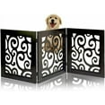 thumbnail image 1 of Wooden Dog Indoor Room Divider Pet Gate Freestanding - Folds 3 Panel Dog Gate, 1 of 1