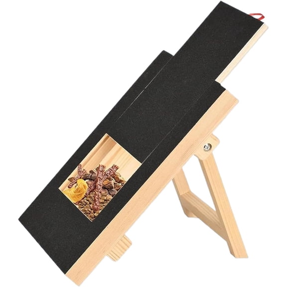 Wooden Dog Nail Scratch Pad with Treat Box, 14in Stress-Free Nail Trimming Board