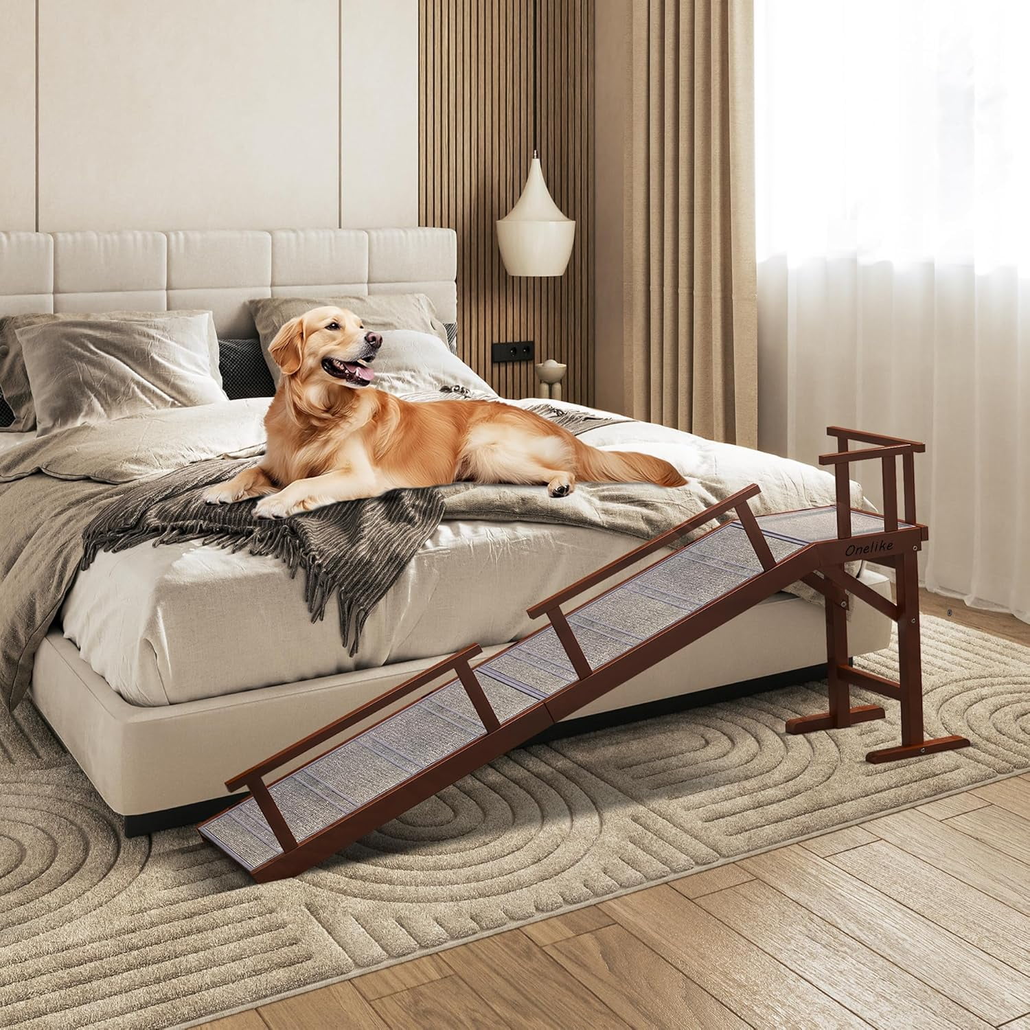 Dog Ramp For Bed With Side Rails