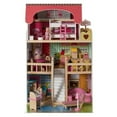 thumbnail image 1 of Wooden Doll House with Toys & Furniture Accessories with LED Light, 1 of 1