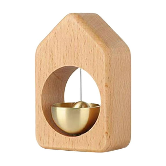 Wooden Door Chime - Walnut, , Cute for Doorbell & Refrigerator