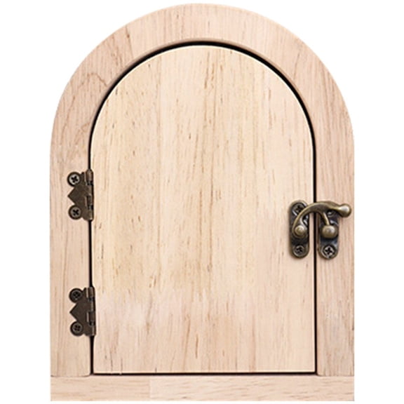 Wooden Door Light Switch Cover, Light Switch Guards, Wooden Door Shaped Light Switch and Outlet Cover for Home Decoration