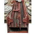 thumbnail image 1 of Wooden Door Paint Retro Table Runner Home Wedding Table Flag Mat Table Centerpieces Decoration Party Dining Long Tablecloth, 1 of 5