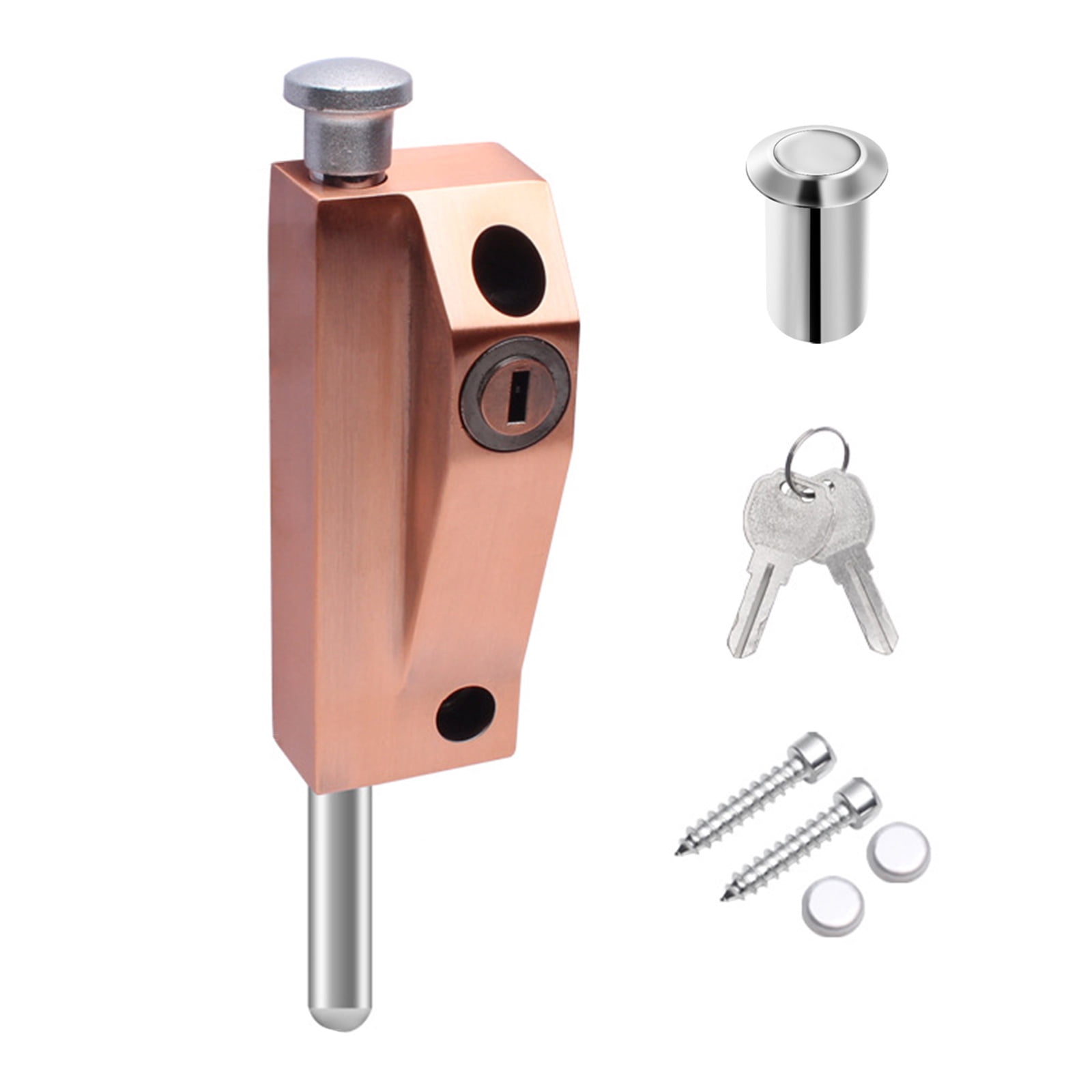 Wooden Door Spring Floor Lock Sliding Door Latches Antitheft Glass ...