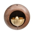 Wooden Doorbell Wind Chimes Paste Doorbell Room Porch Garden Backyard