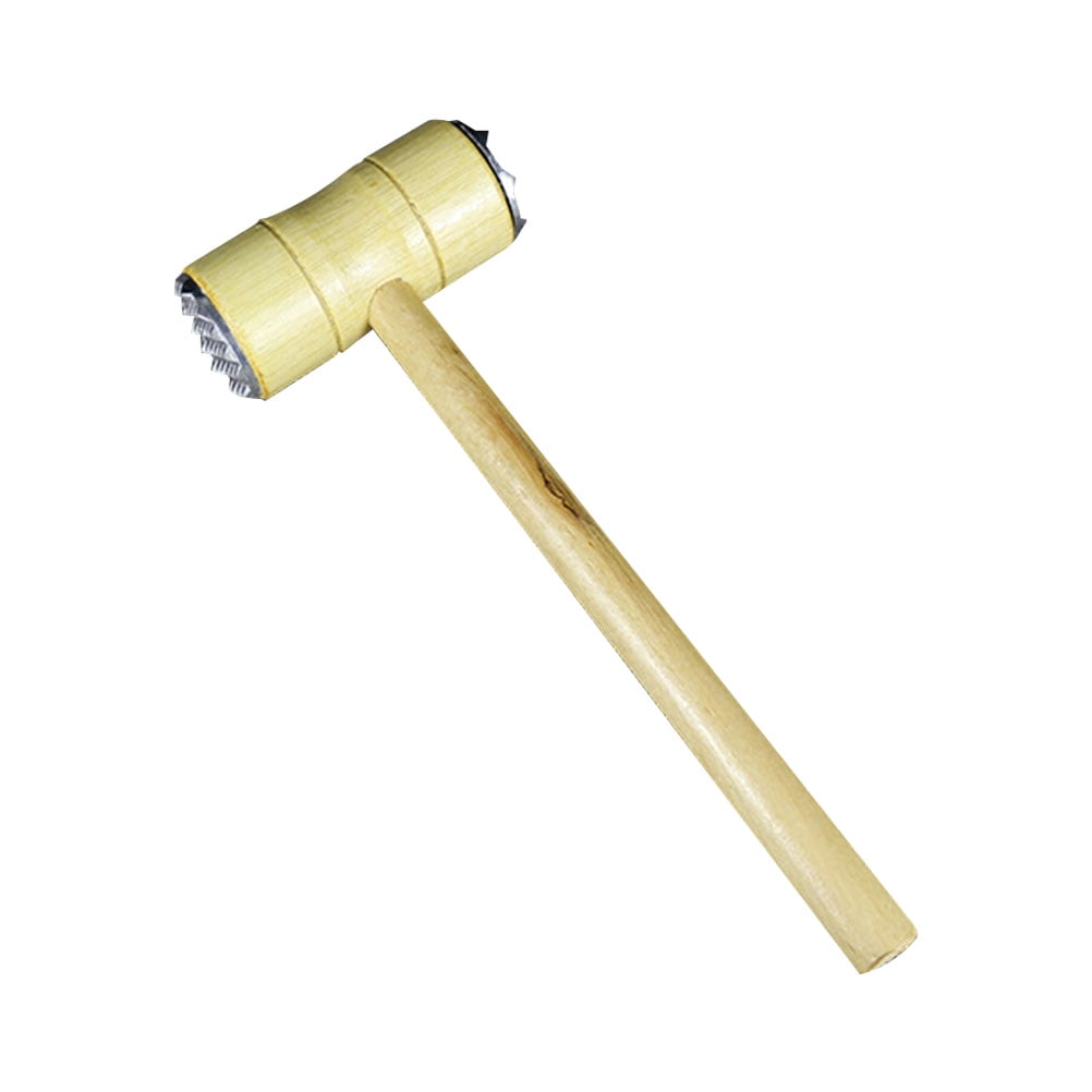 Wooden DoubleSided Hammer Tender Meat Knocking Hammer Broken Ribs Steak Hammer