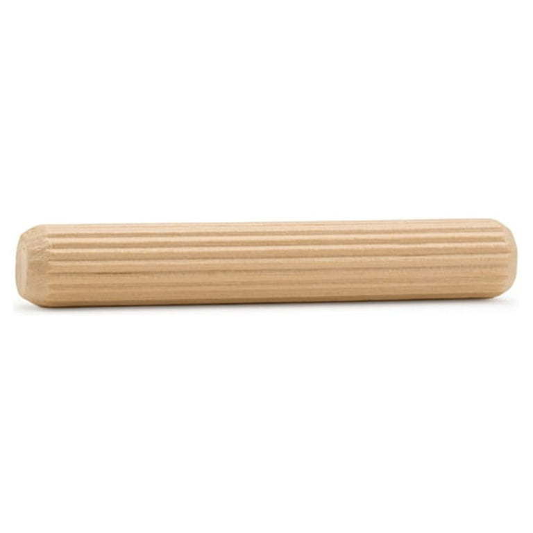 Wooden Dowel Pins 3 x 1/2 inch, Pack of 250 Fluted Dowel Joints for  Woodworking, Furniture and Crafts, by Woodpeckers