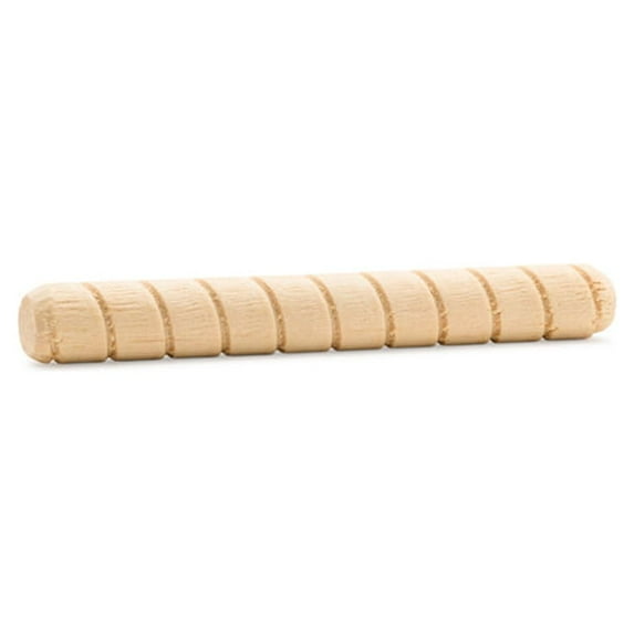 Wooden Dowel Pins 7/16 inch x 2-1/2 inch, Pack of 500 Spiral Dowel Joints for Woodworking, Furniture and Crafts, by Woodpeckers