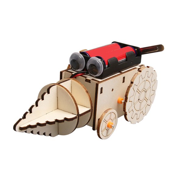 Wooden Drilling Machine Toy Building Kits Project Toy For Children Science Exploration Mechanical Discovery